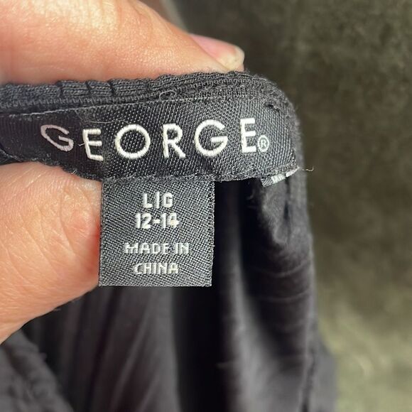 George Ladies Black Dress , Size L/G 12-14 , Black - Picture 5 of 6